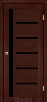 Двері Darumi Doors Arny венге панга Чорне скло