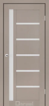 Двері Darumi Doors Arny сірий краст сатин білий
