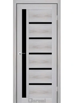 Двери Darumi Doors Arny серая модрина Черное стекло