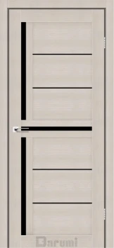 Двері Darumi Doors Sabrina дуб мембау Чорне скло