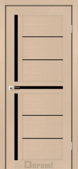 Двері Darumi Doors Sabrina дуб боровий Чорне скло