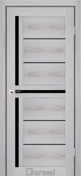 Двері Darumi Doors Sabrina сіра модрина Чорне скло