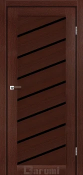 Двері Darumi Doors Rosalia венге панга Чорне скло