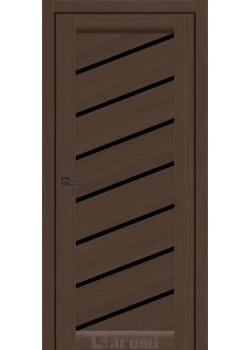 Двери Darumi Doors Rosalia дуб карини Черное стекло