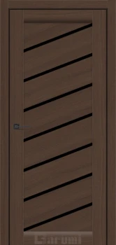 Двері Darumi Doors Rosalia дуб каріні Чорне скло