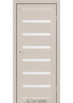 Двери Darumi Doors Vela дымчастый краст сатин белый