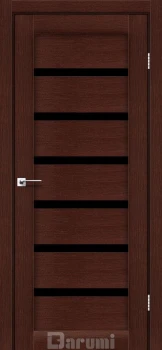 Двері Darumi Doors Vela венге панга Чорне скло