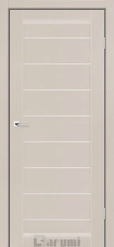 Двері Darumi Doors Leona димчастий краст сатин білий