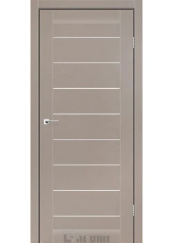 Двери Darumi Doors Leona серый краст сатин белый