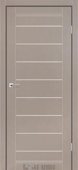 Двері Darumi Doors Leona сірий краст сатин білий