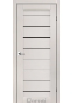 Двери Darumi Doors Leona дуб ольс Черное стекло