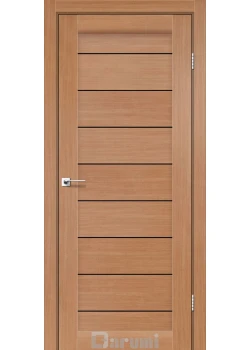 Двери Darumi Doors Leona дуб натуральный Черное стекло