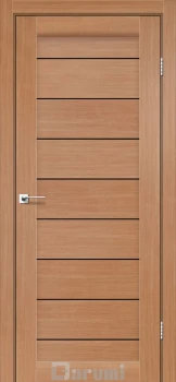 Двері Darumi Doors Leona дуб натуральний Чорне скло