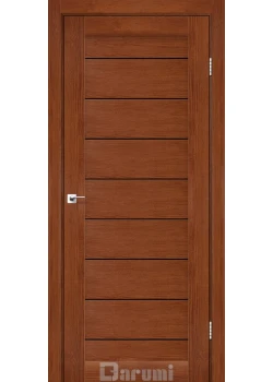 Двери Darumi Doors Leona орех роял Черное стекло