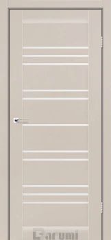 Двері Darumi Doors Versal димчастий краст сатин білий