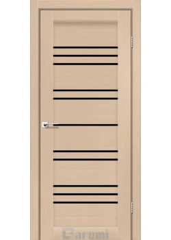 Двери Darumi Doors Versal дуб боровой Черное стекло
