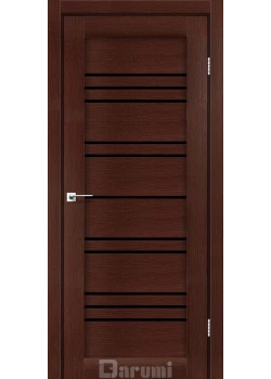 Двери Darumi Doors Versal венге панга Черное стекло