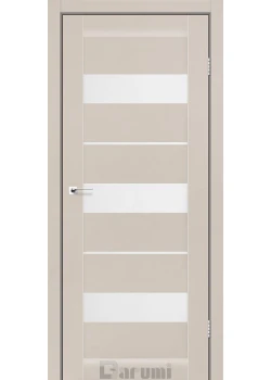 Двери Darumi Doors Marsel дымчастый краст сатин белый