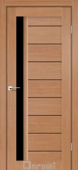 Двері Darumi Doors Bordo дуб натуральний Чорне скло