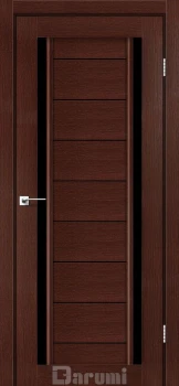 Двері Darumi Doors Madrid венге панга Чорне скло