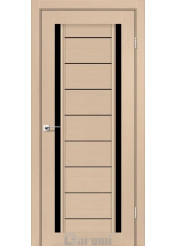 Двери Darumi Doors Madrid дуб боровой Черное стекло