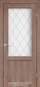 Двері Darumi Doors Galant GL-01 горіх бургун
