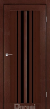 Двері Darumi Doors Prime венге панга Чорне скло