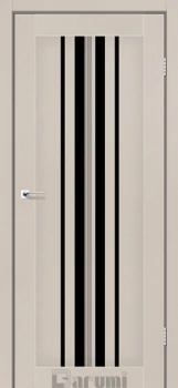 Двері Darumi Doors Prime димчастий краст Чорне скло