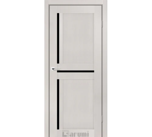 Міжкімнатні Двері Darumi Doors Next дуб ольс Чорне скло Ламінатин