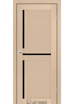 Двери Darumi Doors Next дуб боровой Черное стекло