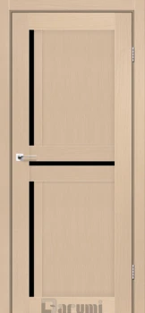 Двері Darumi Doors Next дуб боровий Чорне скло
