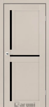 Двері Darumi Doors Next димчастий краст Чорне скло