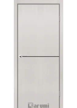 Двери Darumi Doors Plato Line PTL-03 дуб ольс (декор с алюминия черного цвета)