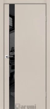 Двері Darumi Doors Plato Line PTL-04 димчастий краст Чорне скло