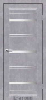 Двері Darumi Doors Darina сірий бетон сатин білий