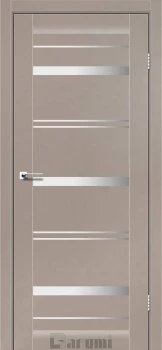 Двері Darumi Doors Darina сірий краст сатин білий