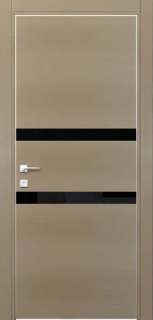Межкомнатные Двери Dooris Glass Wood GW02 Шпон