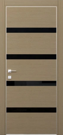 Межкомнатные Двери Dooris Glass Wood GW03 Шпон