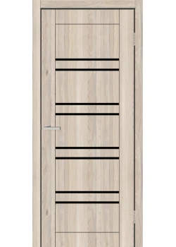 Двери Europe Doors Шотландия POLITEX Черное стекло