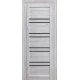 Міжкімнатні Двері Europe Doors Шотландія PVC Чорне скло ПВХ плівка
