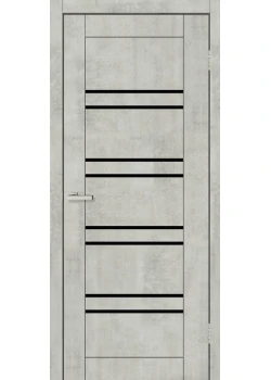 Двери Europe Doors Шотландия PVC Черное стекло