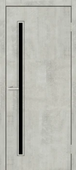 Двері Europe Doors Естонія PVC Чорне скло