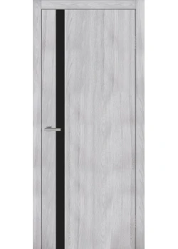 Двери Europe Doors Литва PVC Черное стекло