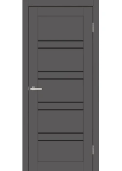 Двери Europe Doors Шотландия SUPER MATE Черное стекло