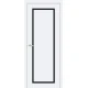 Двери Europe Doors Кипр PVC Черное стекло