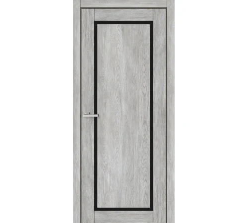 Двери Europe Doors Кипр PVC Черное стекло