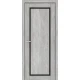 Двери Europe Doors Кипр PVC Черное стекло