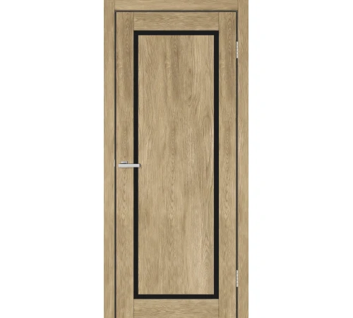 Двери Europe Doors Кипр PVC Черное стекло