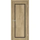 Двери Europe Doors Кипр PVC Черное стекло