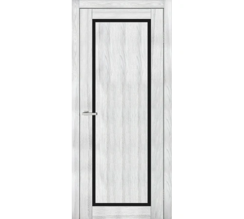 Двери Europe Doors Кипр PVC Черное стекло